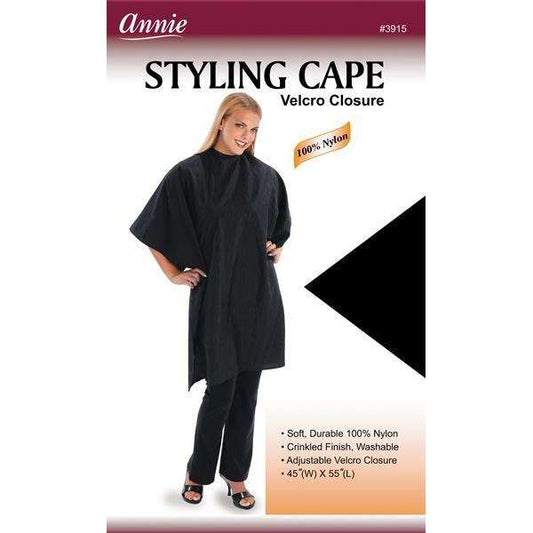 Annie Styling Cape Black Cutting Capes Annie   