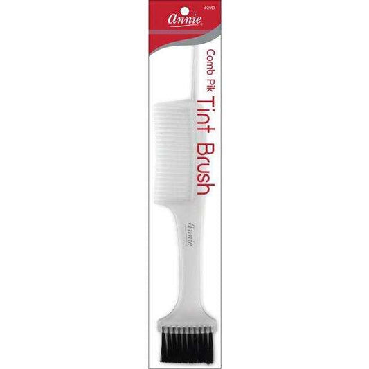 Annie Tint Brush With Comb And Pik - Clear Dye Brushes Annie   