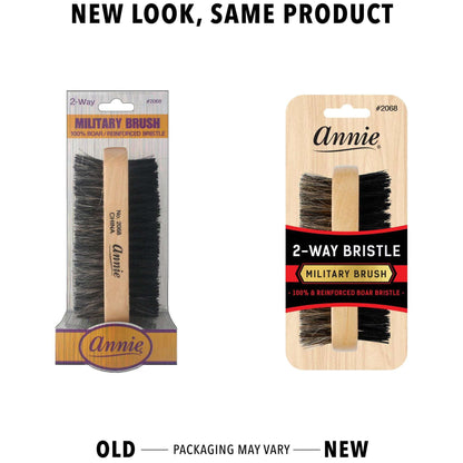 Annie Two Way Military Brush Boar Bristle Soft and Hard Brushes Annie   