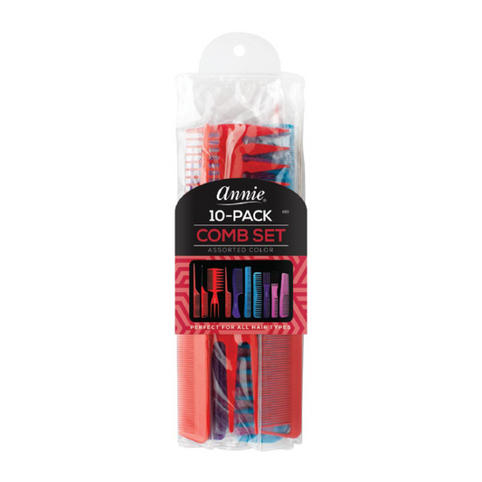 Annie Professional Comb Set 10ct Asst. Combs Annie   