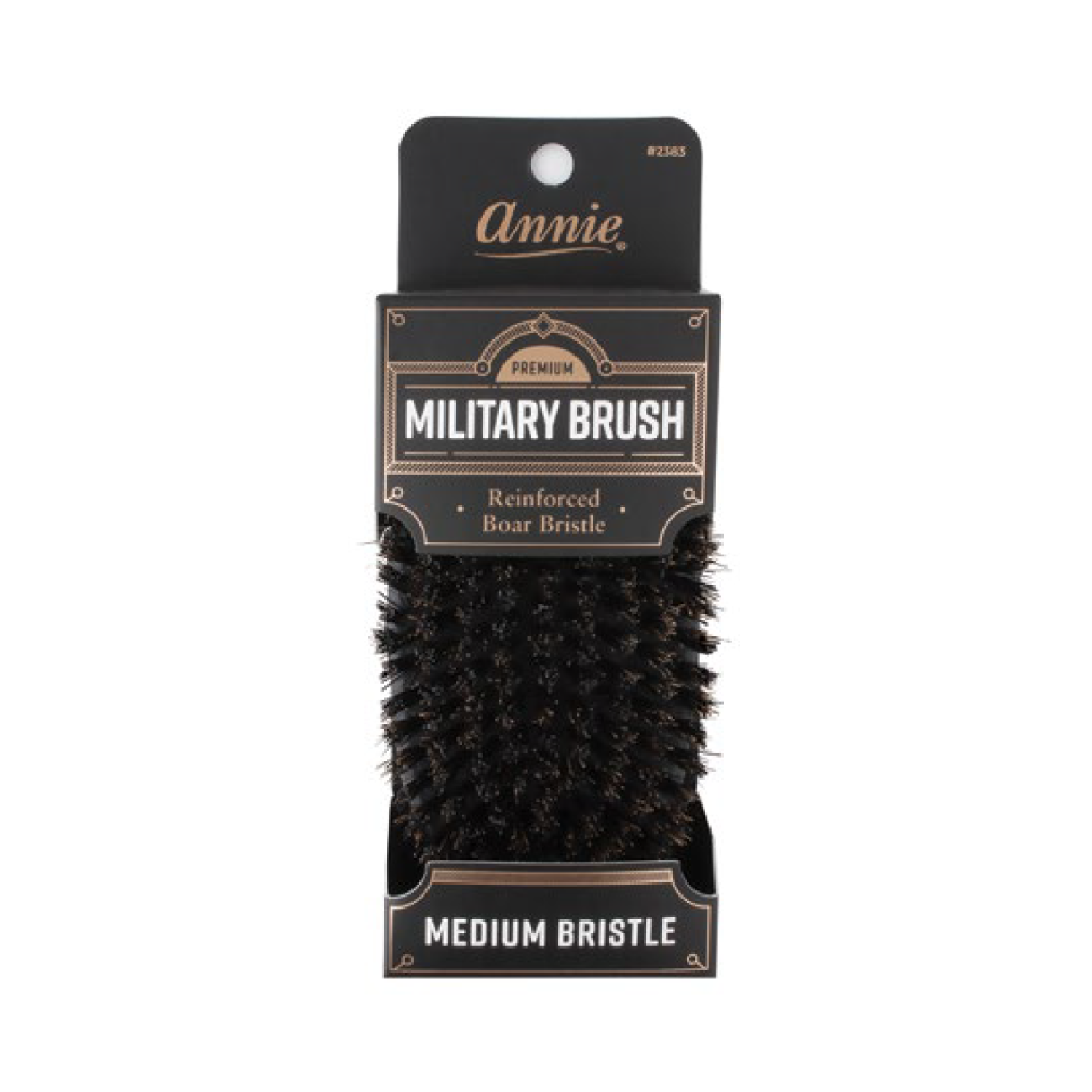 Annie Premium Medium Military Boar Bristle Brush Brushes Annie   
