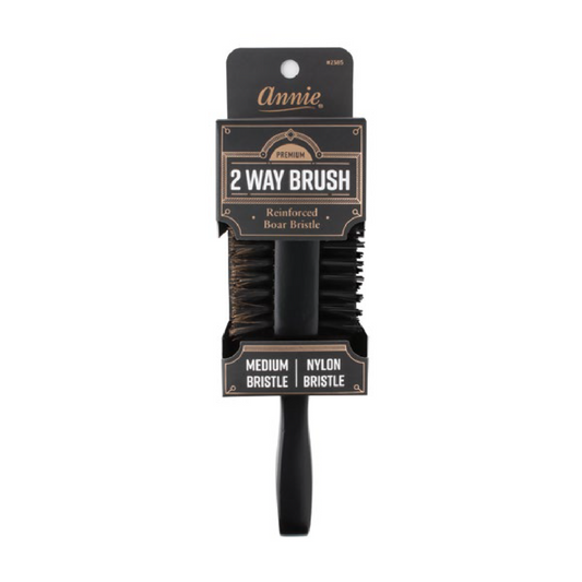 Annie Premium Medium 2 Way Club Boar Bristle Brush Brushes Annie   