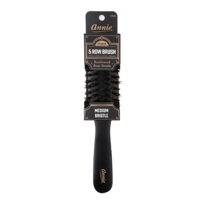 Annie Premium Medium 5 Row Boar Bristle Brush Brushes Annie   
