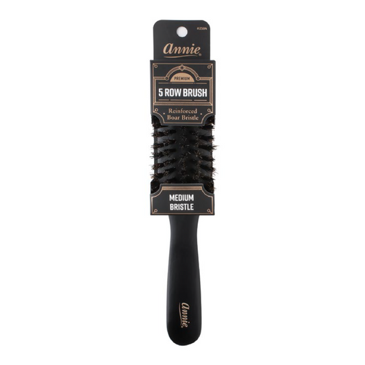 Annie Premium Medium 5 Row Boar Bristle Brush Brushes Annie   