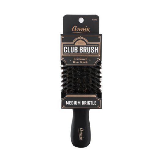 Annie Premium Medium Club Boar Bristle Brush Brushes Annie   