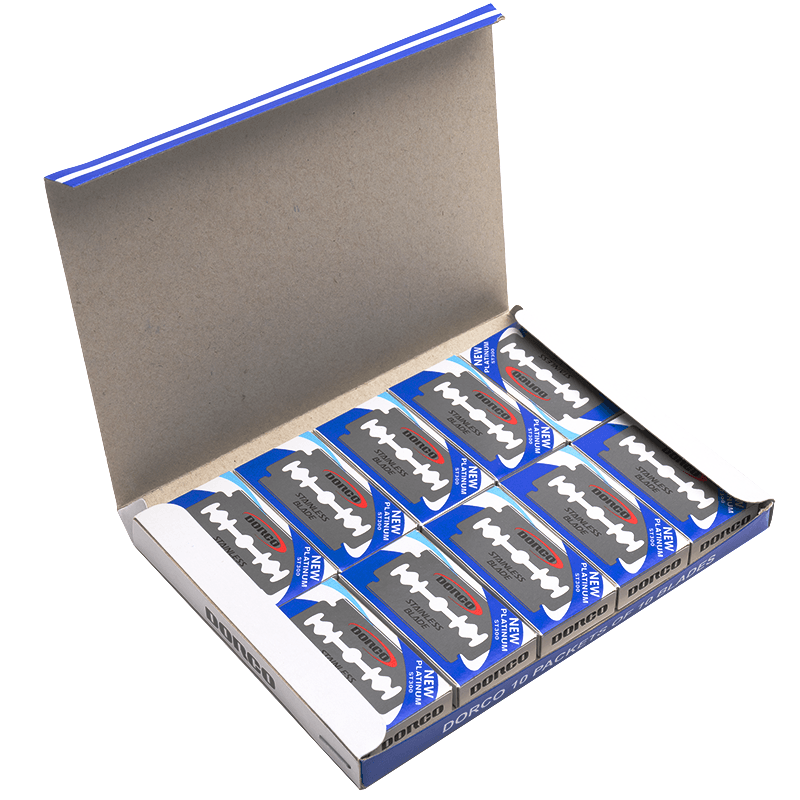 Dorco Double Edge Razor Blade Box Set 10Ct Razors & Razor Blades Dorco   