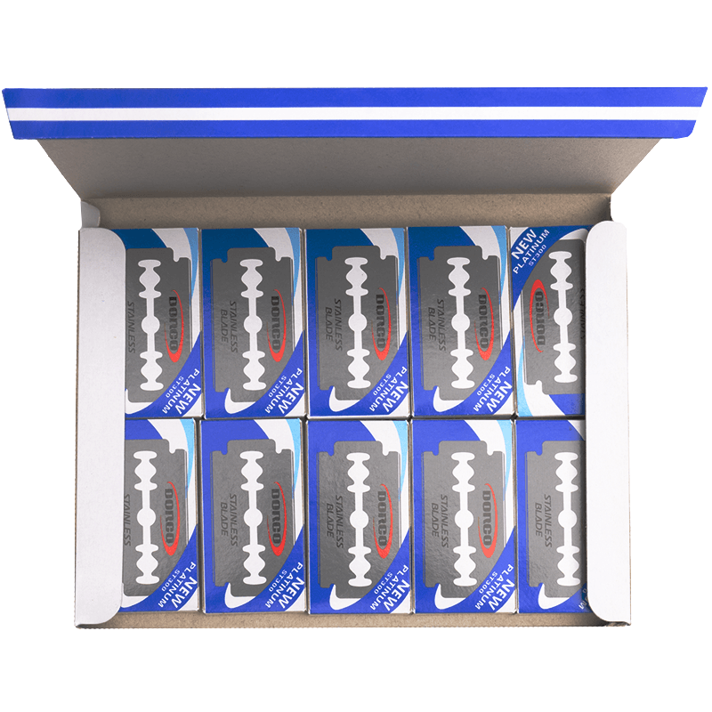Dorco Double Edge Razor Blade Box Set 10Ct Razors & Razor Blades Dorco   