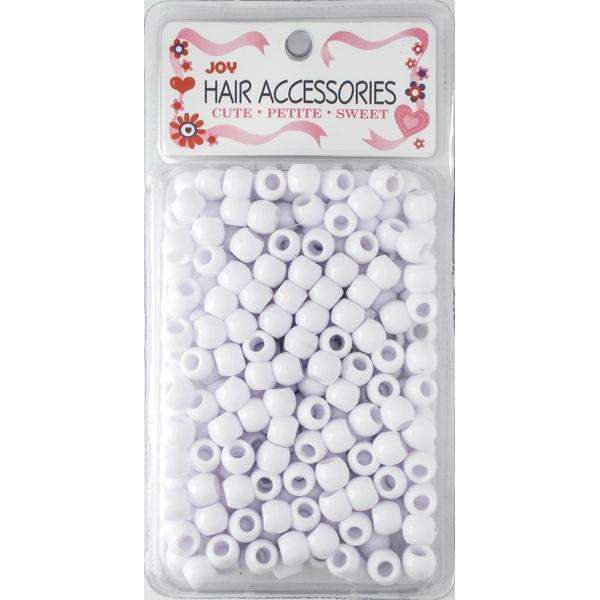 Joy Large Hair Beads 240Ct White Beads Joy   