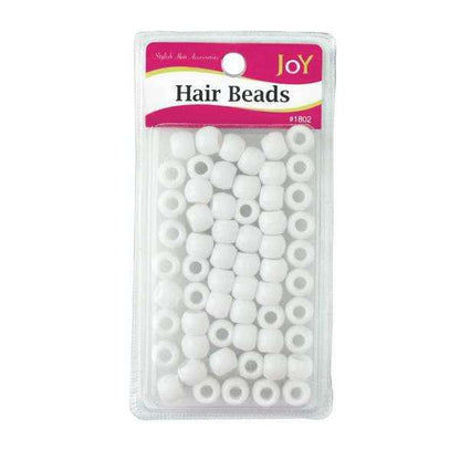 Joy Large Hair Beads 60Ct White Beads Joy   
