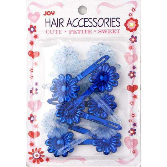 Joy Daisy Barrette 12ct Asst Blue  Joy   