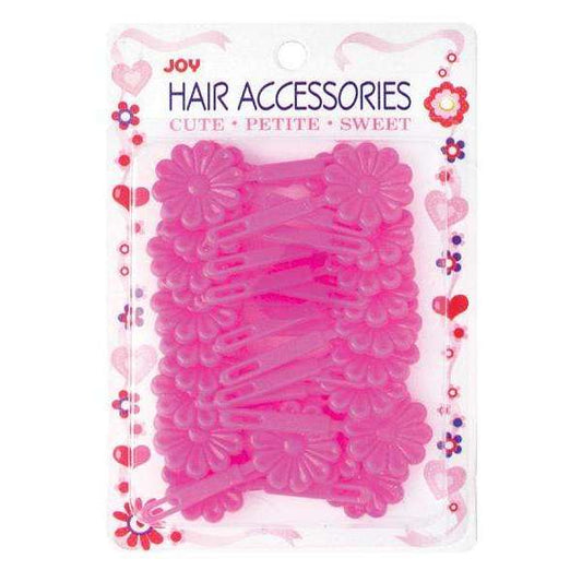Joy Daisy Barrettes Hot Pink  Joy   