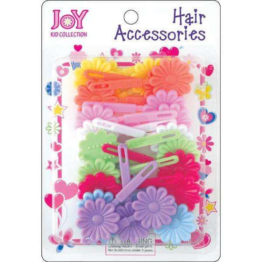 Joy Hair Barrettes 10Ct Rainbow Pastel Colors  Joy   