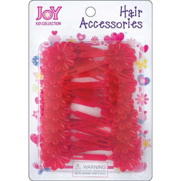 Joy Hair Barrettes Red  Joy   