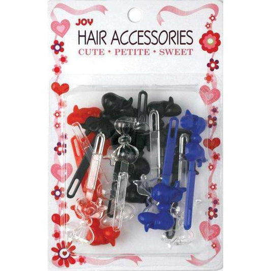 Joy Hair Barrettes 16ct Assorted Ribbon  Joy   