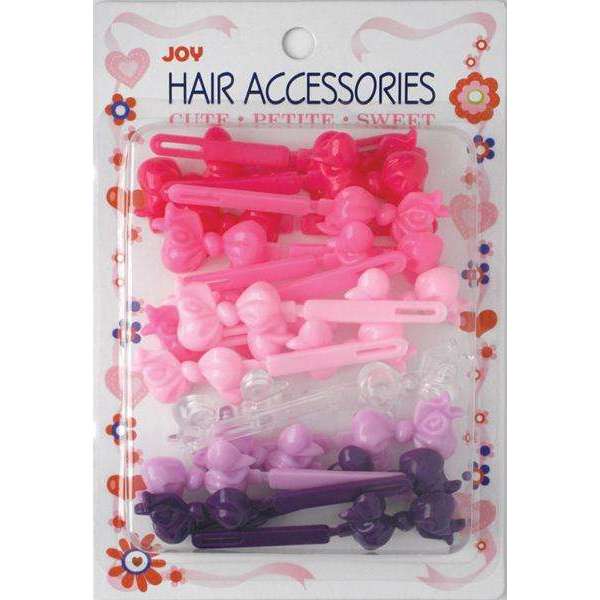 Joy Hair Barrettes 20ct Assorted Ribbon II  Joy   