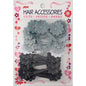 Joy Hair Barrettes Asst Gray Daisy  Joy   