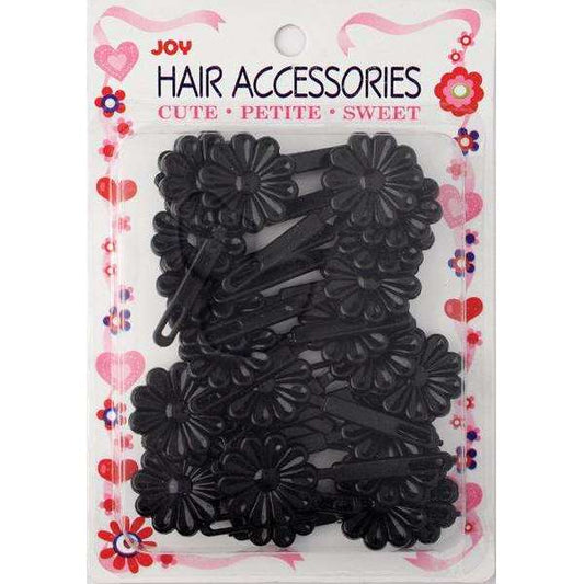 Joy Hair Barrettes Black Daisy  Joy   