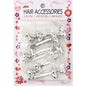 Joy Ribbon Barrette II 12ct Assorted Silver  Joy   