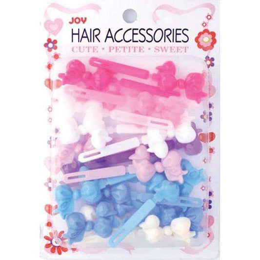Joy Ribbon Barrettes Assorted Light Pastel  Joy   