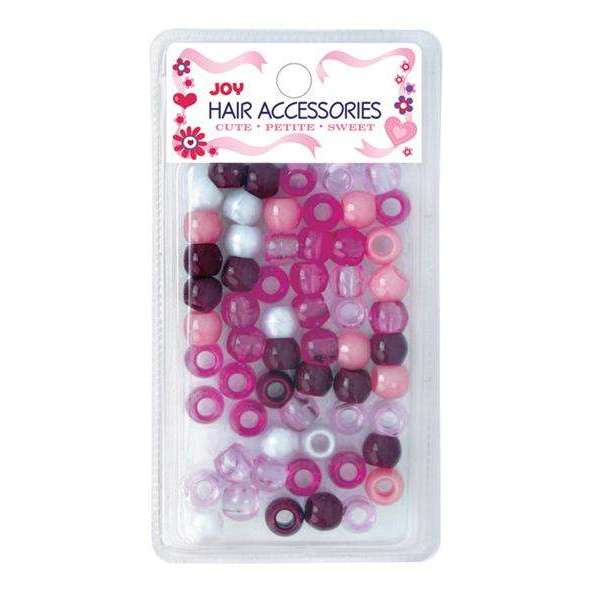 Joy Large Hair Beads 50Ct Asst Dark Purple Beads Joy   