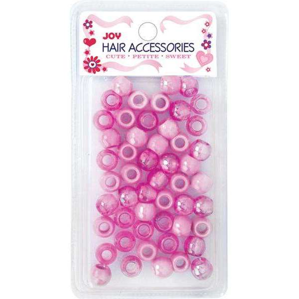 Joy Large Hair Beads 50Ct Pink Pearl Beads Joy   