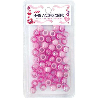 Joy Large Hair Beads 50Ct Pink Pearl Beads Joy   