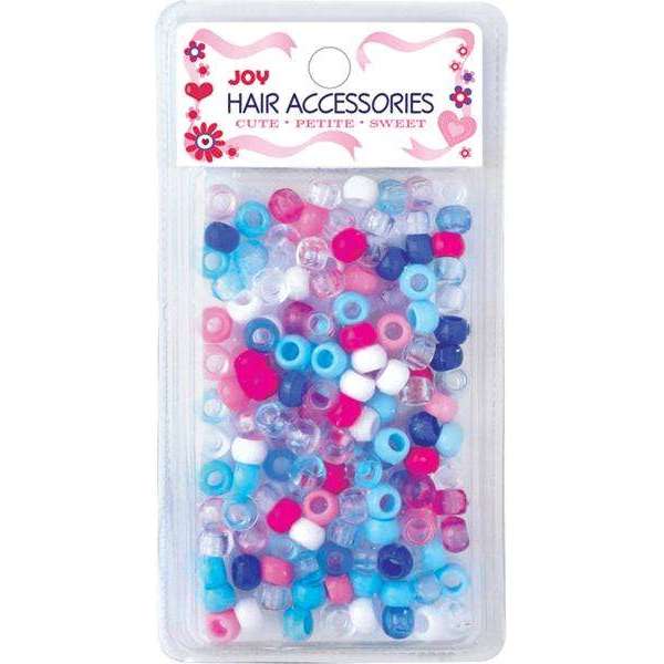 Joy Round Plastic Beads Regular Size 200Ct Asst Color Beads Joy   