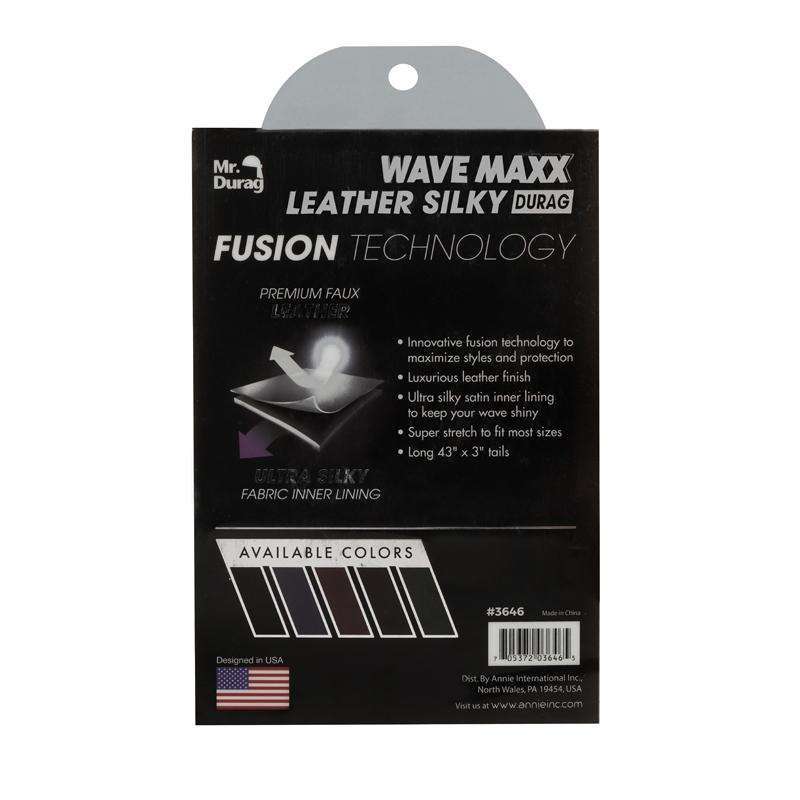 Mr. Durag Leather Silky Durag Black Durags Mr. Durag   