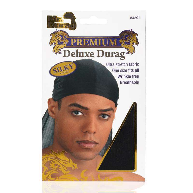 Mr. Durag Silky Deluxe Durag Black Durags Mr. Durag   