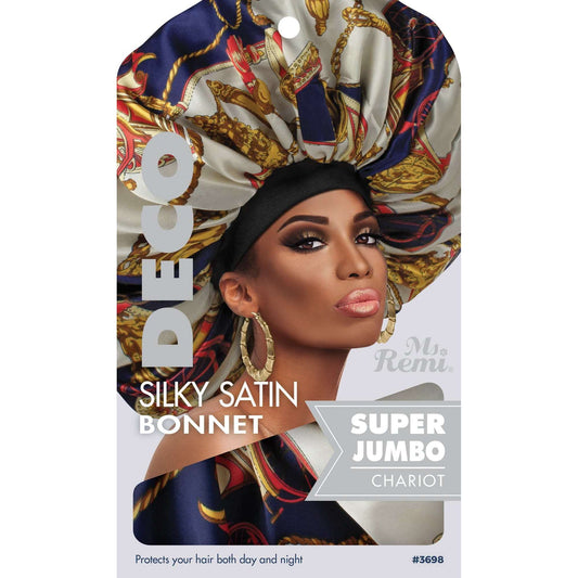 Ms. Remi Deco Silky Satin Bonnet X-Jumbo Assorted Color Bonnets Ms. Remi Chariot  