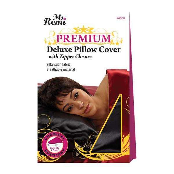 Ms. Remi Deluxe Pillow Cover with Zipper Black Pillows Ms. Remi   