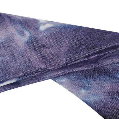 Ms. Remi Denim Silky Wrap Scarf 60" Long Scarves Ms. Remi   