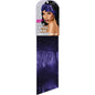 Ms. Remi Denim Stretchy Silky Edge Laying Scarf 60" Long Scarves Ms. Remi Purple  