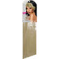 Ms. Remi Denim Stretchy Silky Edge Laying Scarf 60" Long Scarves Ms. Remi Gold  