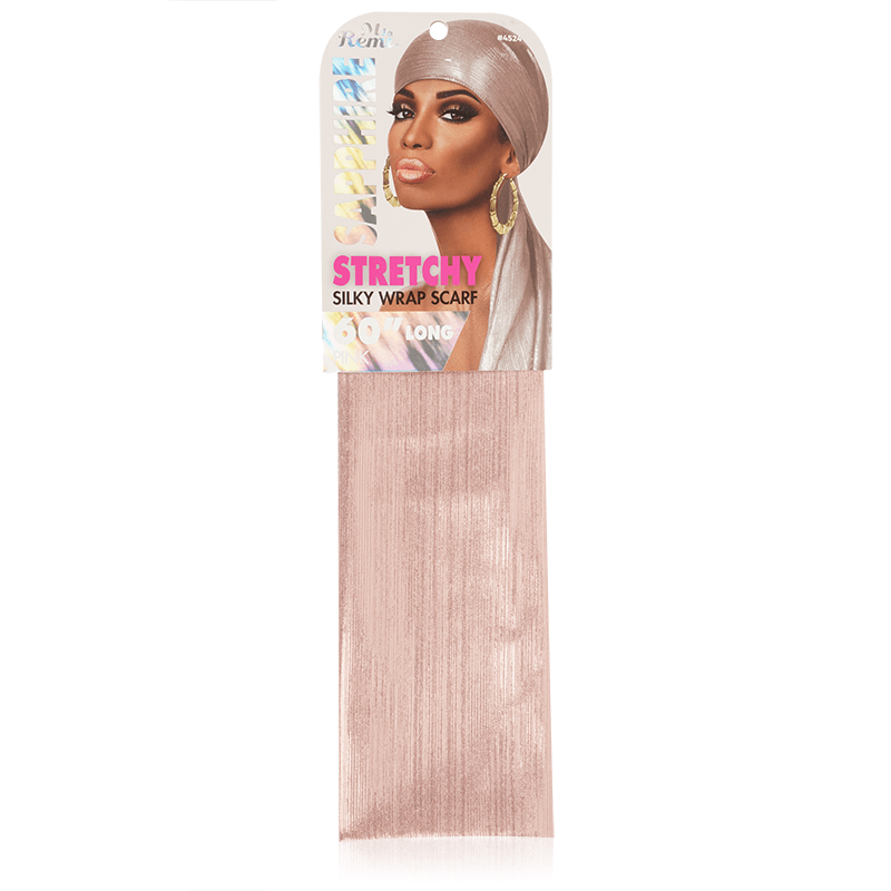 Ms. Remi Sapphire Wrap Scarf 60" Long Assorted Colors Scarves Ms. Remi Pink  