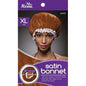 Ms. Remi Satin Bonnet Xl Asst Color Bonnets Ms. Remi Brown  