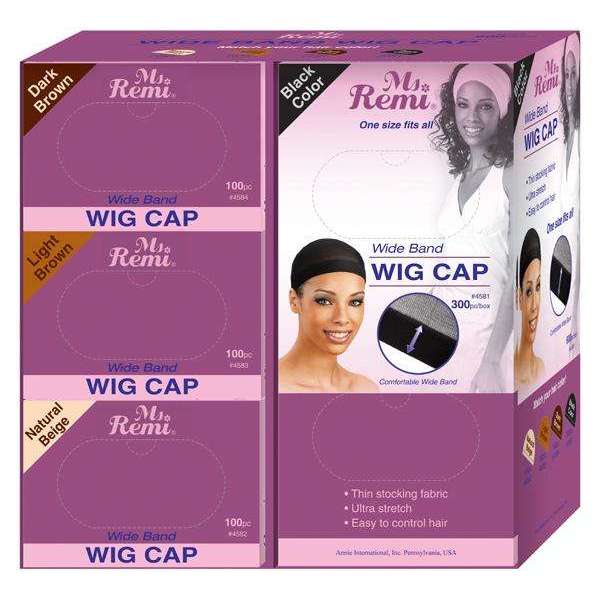 Ms. Remi Wig Caps Salon Display (600Pc) Asst Color Wig Caps Ms. Remi   
