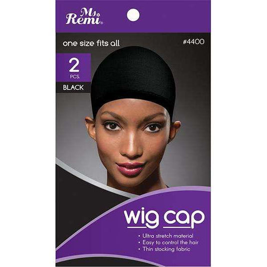 Ms. Remi Wig Cap 2Pc Black Wig Caps Ms. Remi   