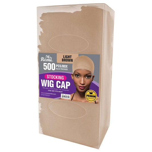 Ms. Remi Wig Cap Display 500pc Light Brown Wig Caps Ms. Remi   